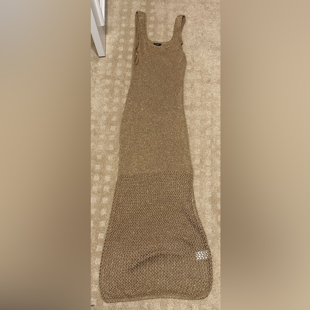Express Brown Knit Sleeveless Top